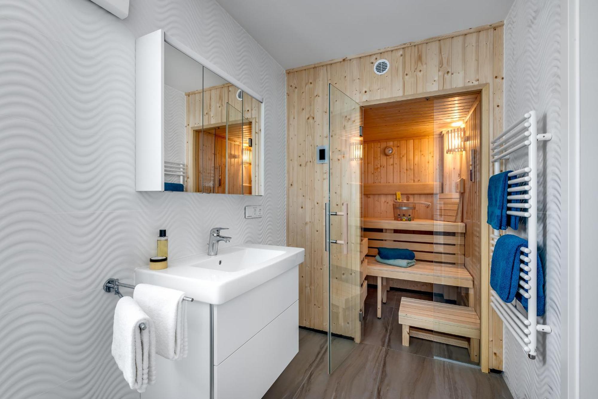 Horizont- Direkt Am Wasser, Hafenblick, Fahrstuhl, Sauna, Ueberdachter Balkon 奥尔本尼兹 外观 照片